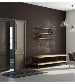 Best Vernice pittura decorativa loft original effetto cemento, colore marrone- 2 lt Pitture Decorative
