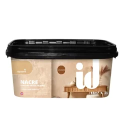 Pitture Decorative-Initiatives Decoration Vernice pittura decorativa lavabile, colore nocciola - 2 lt