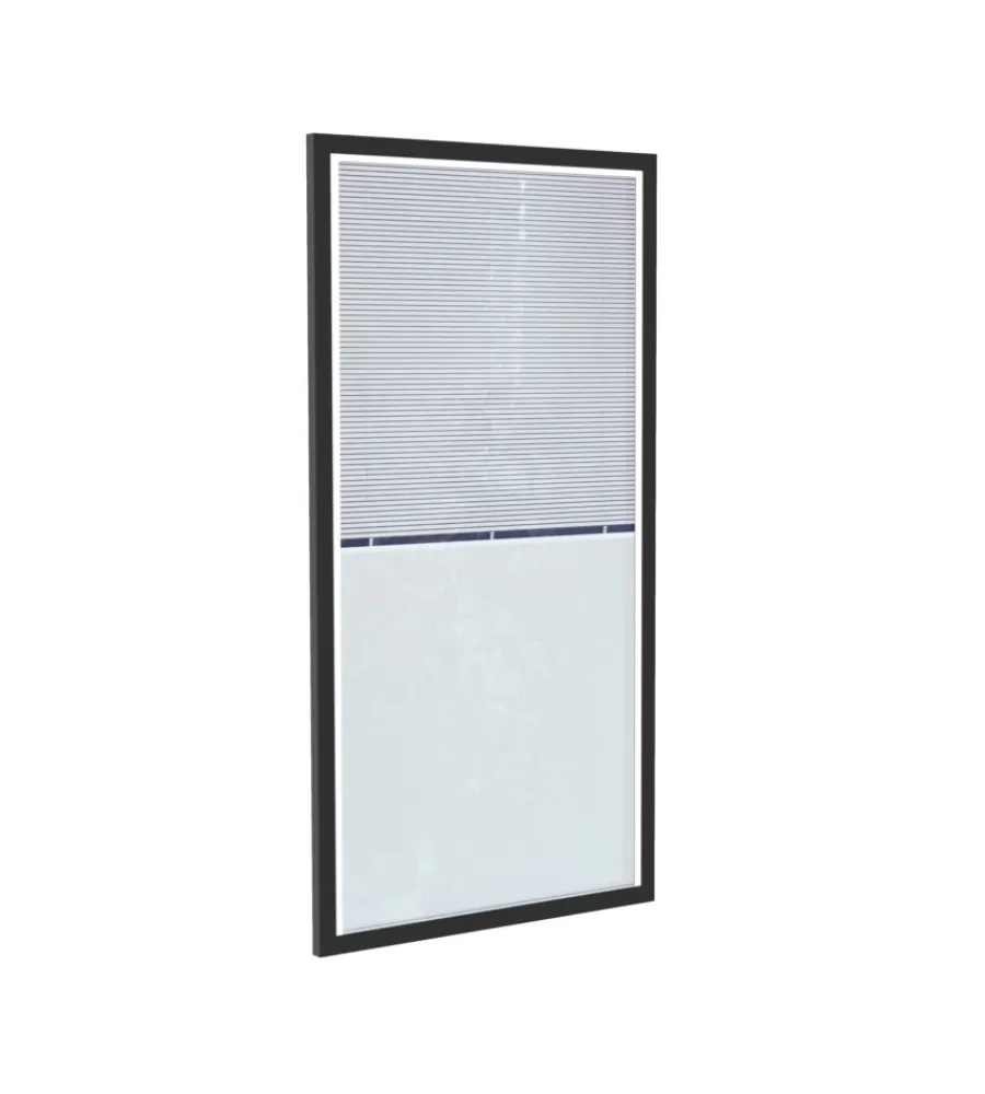 ArtPlast Casette Da Giardino|Vetrata con serranda in alluminio per casetta modulare 96x200 cm