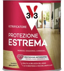 Vetrificatore parquet protezione estrema h20  - brillante incolore  - 0,75 litri Vetrificatori Manutenzione Parquet