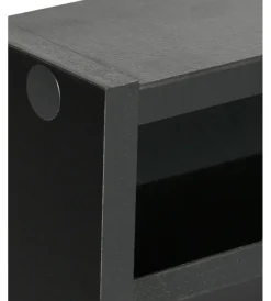 Online Vetrinetta espositore per collezionismo nero con ante in vetro temperato 80x11x60 cm Vetrine E Vetrinette