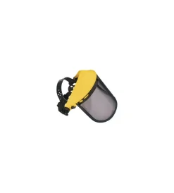 Decespugliatori- Visiera di protezione per decespugliatori maniver giallo