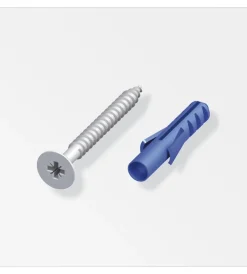 New Viti 3 x 30  argento e tasselli   10 pz  ss Ferramenta Per Mobili E Infissi