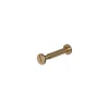 Ferramenta Per Mobili E Infissi|Viti a cannocchiale - m5 x 40 mm. - ottone lucido - 4 pz.