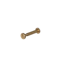 Ferramenta Per Mobili E Infissi|Viti a cannocchiale - m4 x 10 mm. - ottone lucido - 4 pz.