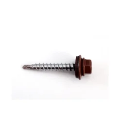 New Viti autoperforanti per coperture marroni 4,8 x 35 - 100 pz. Sistemi Di Fissaggio