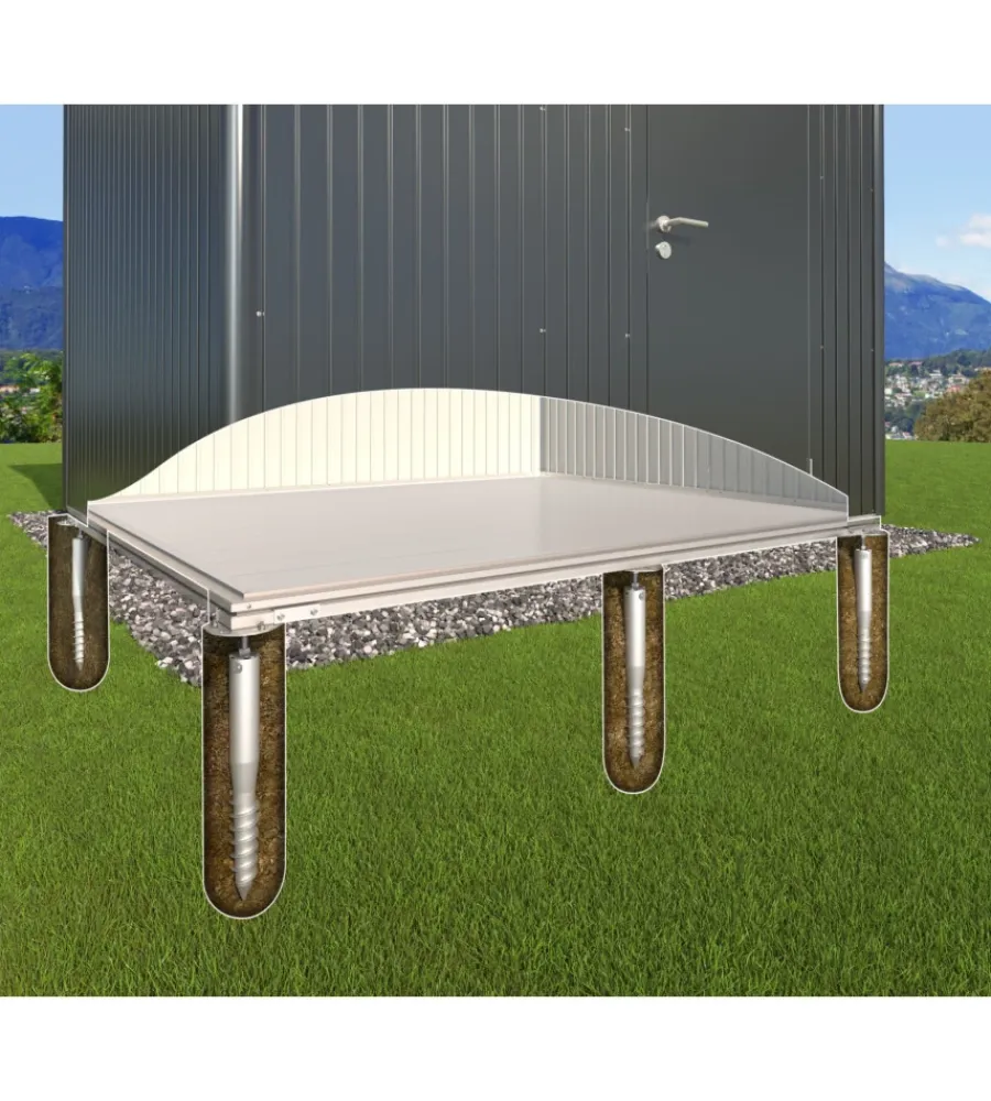 Discount Viti di ancoraggio a terra per casetta highline "h4", avantgarde "xl" - . 43468 Casette Da Giardino