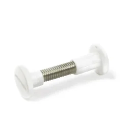 Outlet Viti di colegamento in plastica bianca 36 - 42 mm. 4 pz. Ferramenta Per Mobili E Infissi