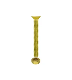 Sistemi Di Fissaggio|Viti per metallo t.p.s. ottone m4 x 10 - 30 pz.