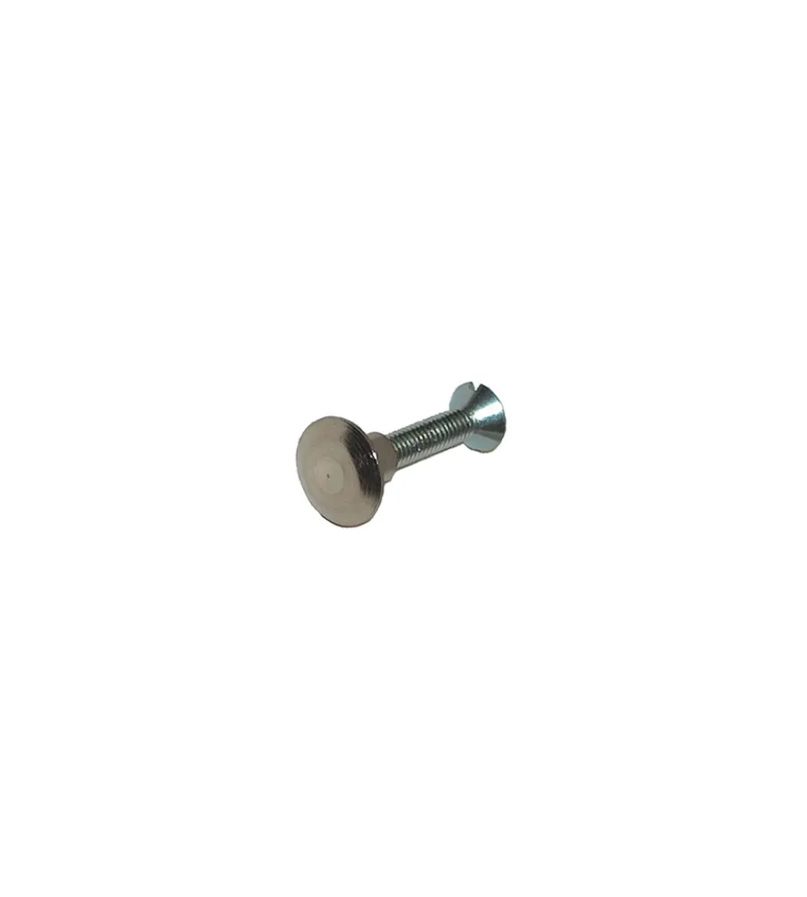 Ferramenta Per Mobili E Infissi- Viti per sedie + borchia - m4 x 20 mm. - 4 pz.