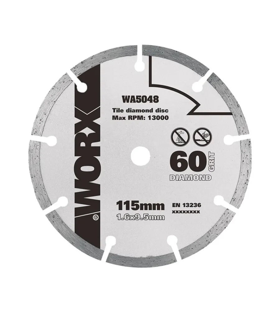 Clearance - disco da taglio diamantato 115mm "wa5048". Accessori Miniutensili