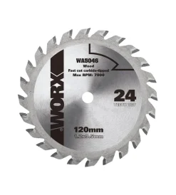 Worx Accessori Miniutensili|- disco da taglio per legno tct 24 denti 115mm "wa5046".