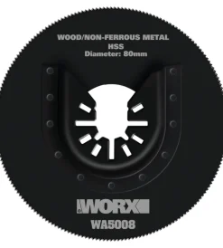 Accessori Miniutensili-Worx - lama da taglio circolare per legno 80mm "wa5008".
