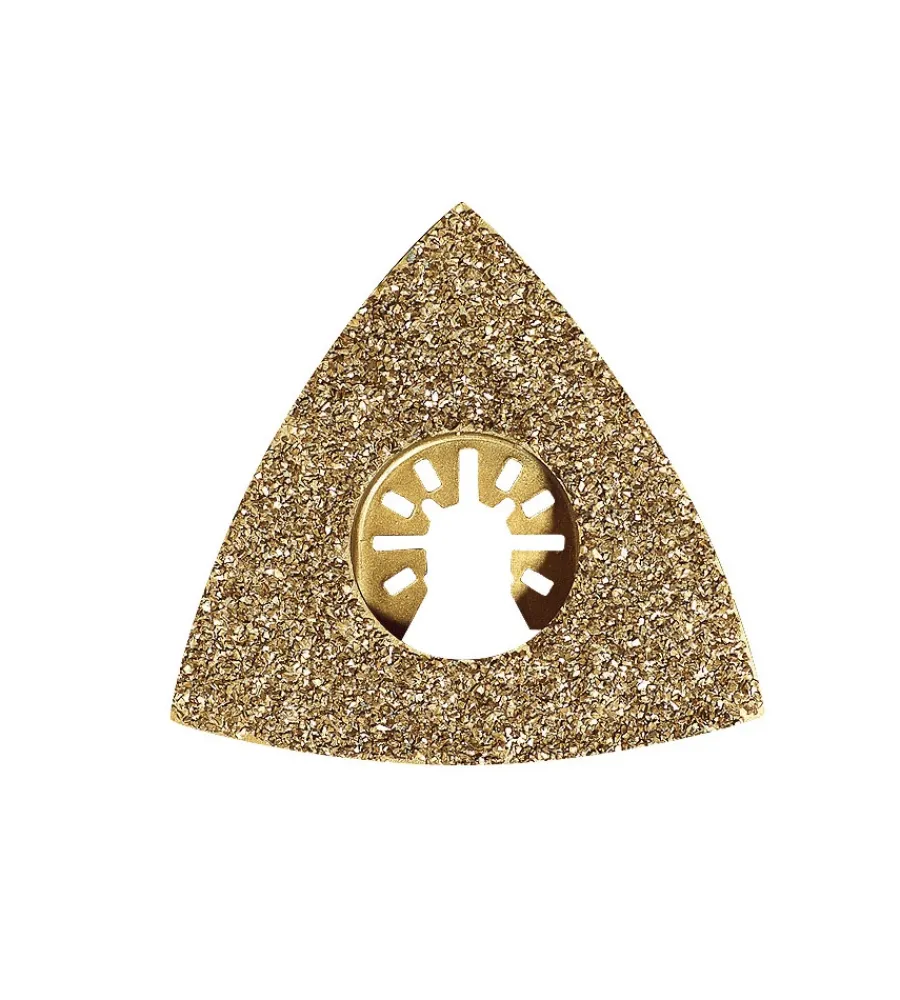 Accessori Miniutensili-Worx - piastra triangolare in carburo per rimuovere e raschiare.