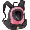 Trasportini Per Cane-Ferplast Zainetto per cani "kangoo" rosa, 37x16x36,5 cm -