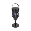 New Zanzariera elettrica solare ricaricabile vtac nero 1,3w Illuminazione Per Esterno