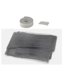 New Zanzariera magnetica a pannelli per finestre nera 150x180 cm Tessile D'Arredo