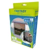 Tessile D'Arredo- Zanzariera per finestra "fantasy" nera con magneti easy click 130x150 cm