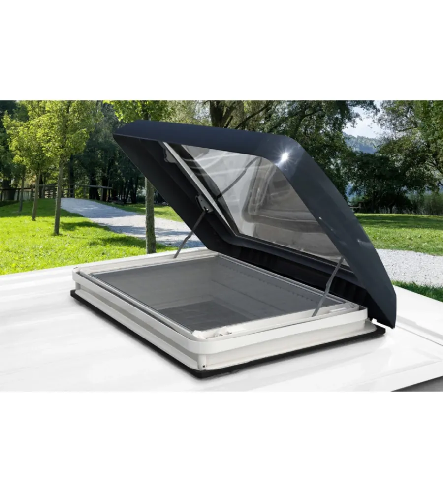 Brunner Campeggio|Zanzariera per veicoli "flynet (mini heki)" in alluminio e tessuto di fibra di vetro, 62,5x46x1,4 cm
