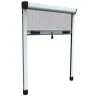 Tessile D'Arredo- Zanzariera verticale avvolgibile "roto" bianco 160x170 cm